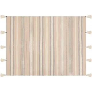 Beliani Decke, Ecru, Textil, 130x170 cm Wohntextilien, Decken