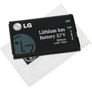 SHLOK Akku für LG original LGIP-531A für LG KU380, KU250, GB110, GB106 A110 A133 KG280 KU250 KV380 GM205 UN200 Gt385 Reinigungstuch