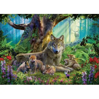 Ravensburger Puzzle Wölfe im Wald 12000477