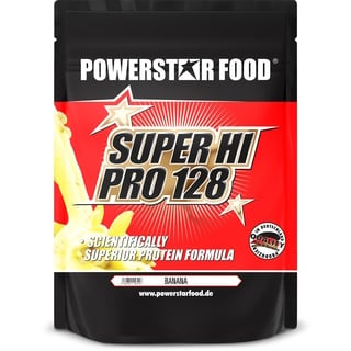 Powerstar Food SUPER HI PRO 128 1000 g Beutel, Banana