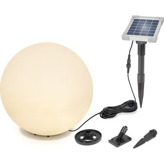 esotec Solar Deko-Leuchtkugel, 40cm, 9 Leuchtfarben, Akku, winterfest, 106111