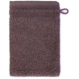 möve Wellbeing Perlstruktur Waschhandschuh 20 x 15 cm aus 85% Bio-Baumwolle/15% Leinen, Lavender