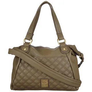 s.Oliver (Bags) Casual Quilted 39.308.94.6977, Damen Shopper, Grün (Grün 7984), 30,5x26x9 cm (B x H x T)