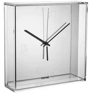 Kartell Tic & Tac Wanduhr 30 cm 30 x 30 cm silber