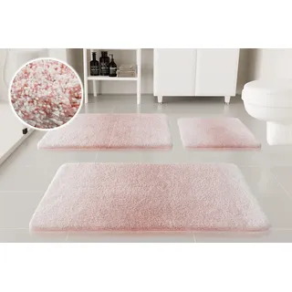 OTTO home Badematte »Utta« Höhe 25 mm rutschhemmend beschichtet schnell trocknend Badteppich, getuftet, mit modernem Farbverlauf, flauschig, hochflor, blau