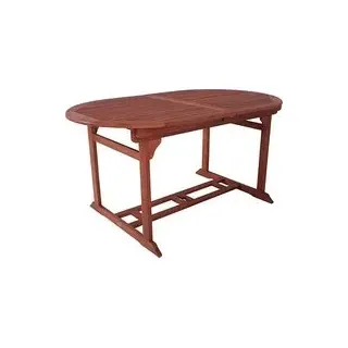 Garden Pleasure Gartentisch STOCKHOLM braun oval 120,0/150,0 x 90,0 x 74,0 cm