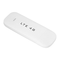 USB-LTE-4G-Stick-Modem, Wireless-USB-Netzwerkadapter mit WLAN-Hotspot, WLAN-Hotspot-Router-Unterstützung, TF-Karte (32 G) / SIM, Weiß(ohne WiFi-Funktion)