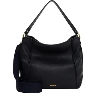 Beuteltasche EMILY & NOAH "Beutel E&N Julie", Damen, Gr. B/H/T: 40cm x 30cm x 14cm 0, blau (blau 500), Polyurethan, Taschen Beuteltasche