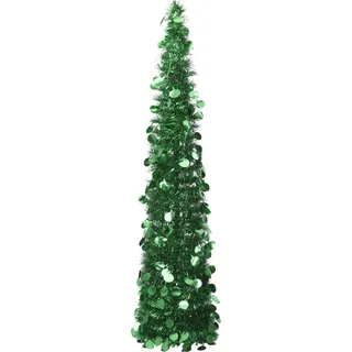 The Living Store Künstlicher Pop-Up-Weihnachtsbaum Grün 150 cm PET - Grün