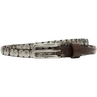 Liebeskind Berlin Belt I 10mm 85 STUDDED BELTS Washed Leather cognac