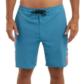 Pelagic Side Scanner Gyotaku Fade Badeshorts - Ocean - 34