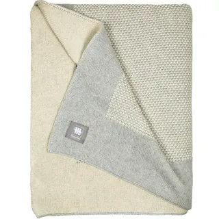 Musterring Plaid Musterring grau ¦ 100% Baumwolle ¦ Maße (cm): B: 130 H: 2