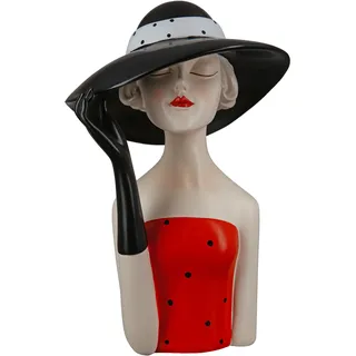 Gilde Deko Objekt, Lady mit schwarzem Hut