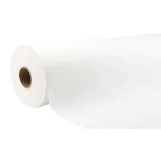 APARTina Airlaid Vlies Tischtuchrolle Tischdeckenrolle stoffähnlich weiß, Rolle Meterware Tischdecken Größe: 118 cm x 40 m Tischdecke auf Rolle