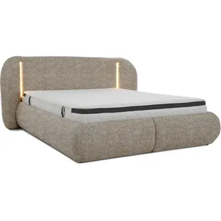 beautysofa Corfu 140 x 200 cm Braun