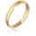 Ring Damen Verlobung Schlicht Elegant in 925 Sterling Silber Vergoldet