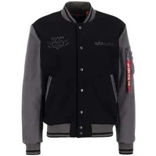 Alpha Industries Varsity Air Force Jacket Collegejacke für Herren Black