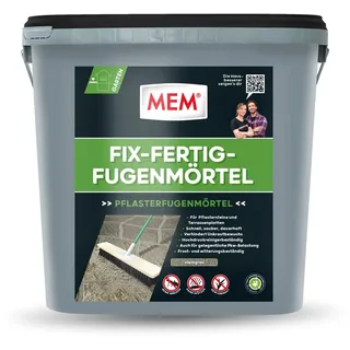 mem Fix-Fertig-Fugenmörtel witterungsbeständig steingrau 12,5 kg