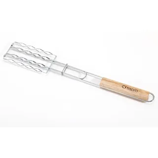 Tepro Würstchenwender 51 cm verchromt braun