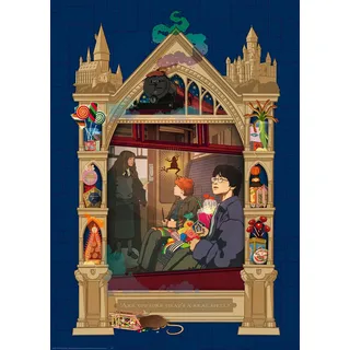 Ravensburger Puzzle 12000500 - Harry Potter auf dem Weg nach Hogwarts - 1000 Teile Puzzle für Erwachsene und Kinder ab 14 Jahren