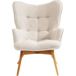 Kare Ohrensessel Kare-Design Polyester 73 x 94 x 83 cm Creme mit Kissen