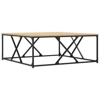 vidaXL Couchtisch Sonoma-Eiche 100x100x40 cm Holzwerkstoff - Braun