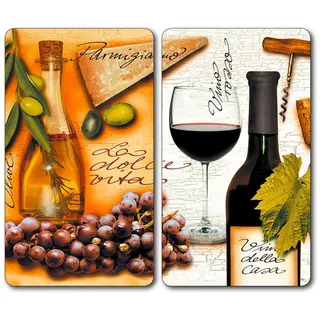 Kesper Herdabdeckplatte , Multicolor , Glas , 30x0.8x52 cm , Küchen, Küchenelektrogeräte, Herde, Herdabdeckplatten