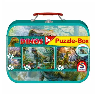 Schmidt Spiele Dinos Koffer 2x26 und 2x48-teilig