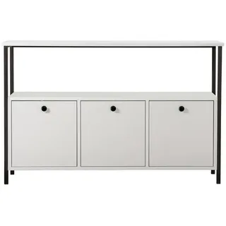 Habitat Garten Buffetschrank solace weiss , Weiß , Holz , 120x77x30 cm , Esszimmer, Anrichten, Buffetschränke