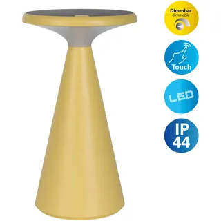 NÄVE LED Tischleuchte Palu gelb (H)30 x Ø 20 cm 1 Stk. inkl. USB-C-Ladekabel
