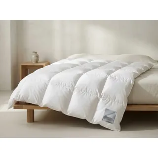 Hanskruchen Daunendecke Diamant Warm 155 x 200 cm - Weiß