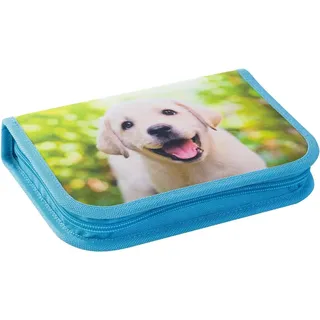 Eberhard Faber 577558 Etui, Etui Hund 42-teilig, Blau
