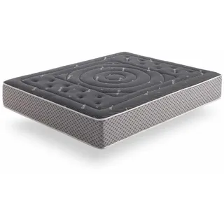 Moonia Matratze Premium Black Multizone, 27cm, 135x190cm , Schwarz , Textil , Rechteckig , 135x190 cm , Oeko-Tex® , Schlafzimmer, Matratzen, Viscomatratzen