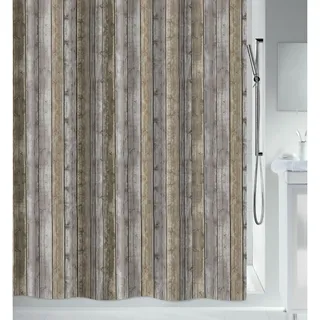 Spirella Duschvorhang Roman 180 x 180 cm braun