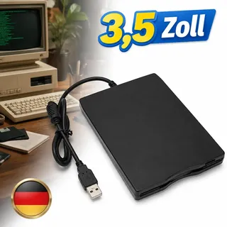 Externes USB-Diskettenlaufwerk / FDD 1,44MB/Floppy Disketten-Laufwerk 3,5 Zoll.