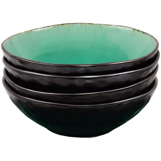 Sänger Schalen SET Palm Beach 4 teilig aus Steingut , Keramik , 4-teilig , kratzfest , Geschirr, Schalen & Schüsseln