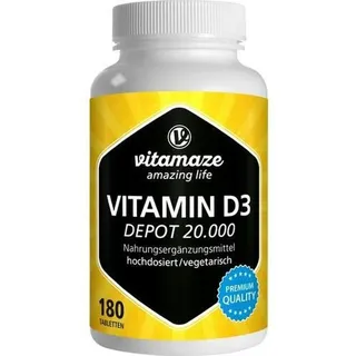 Vitamaze Vitamin D3 hochdosiert Tabletten 180 St.