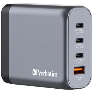 Verbatim GNC-140 GaN Charger 140 W, USB - Watt