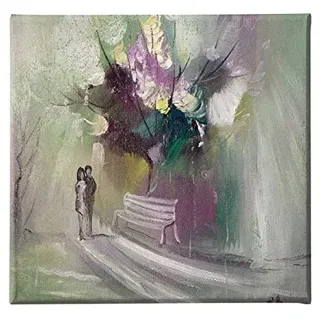 Homemania Parc-Art und Graffiti für Wohnzimmer, Schlafzimmer, mehrfarbig, 60 x 3 x 60 cm, HM20KNV60 x 60 – 249, Polyester, Holz