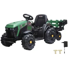Bild Ride-on Traktor Super Load mit Anhänger grün