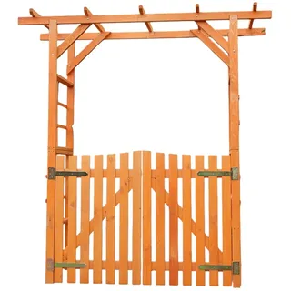 Promadino Rosenbogen Pergola Anke 200 x 60 x 210 cm Braun