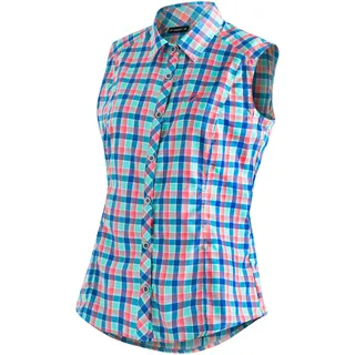 Maier Sports Funktionsbluse »Paloma« Karierte, ärmellose Bluse für Wandern, Reisen und Freizeit