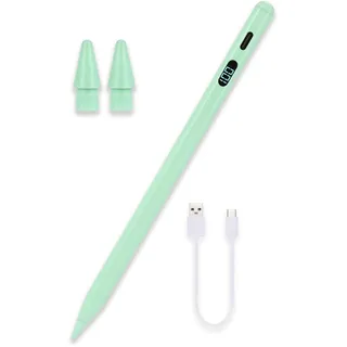 NK iPad Stift 2018-2025, iPad Pen mit magnetischer Anziehung, leicht, LED-Display, berührungsempfindlich, 9 Stunden Akkulaufzeit, kompatibel mit iPad 6/7/8/9/10/11, Air 3/4/5/6/7, Pro 11 1/2/3/4/5