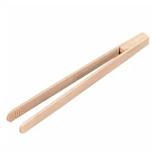 KESPER Grillzange 40 cm Holz beige