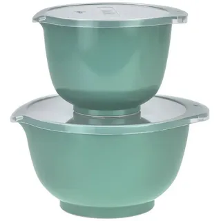 Rosti Rührschüssel Set, 2tlg. mit Deckel, Margrethe New türkis Nordic green) 1,5+3,0L