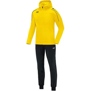 JAKO Trainingsanzug Herren & Damen Polyester Classico mit Kapuze Citro XL - Jogginganzug 2-teilig für Sport und Alltag, Jogginghose & Trainingsjacke