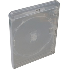 7 Amaray Blu Ray Hüllen mit Transparenten Bluray Logo Leerhülle passend für Playstation 3 ohne PS3 Logo