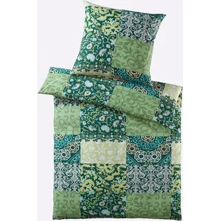 heine home Bettwäsche 2, kalkmint, eucalyptus, bedruckt