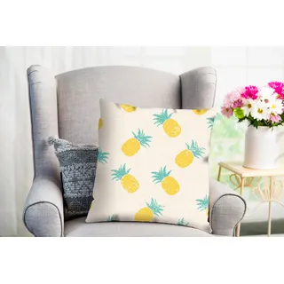 queence Dekokissen »Faun« Ananas, gelb