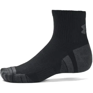 Under Armour Performance Tech Quarter Socken 3er Pack Schwarz 42-46